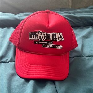 Volcom Red Moana Queen of Pipeline Hat